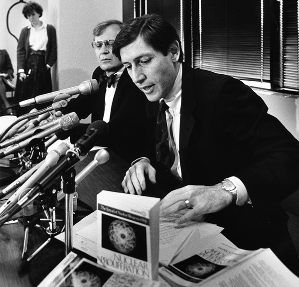 Former senior associate Leonard Spector published Nuclear Proliferation Today, the first in a series of books on the spread of nuclear weapons that generated a serious rethinking of global nuclear nonproliferation policy.