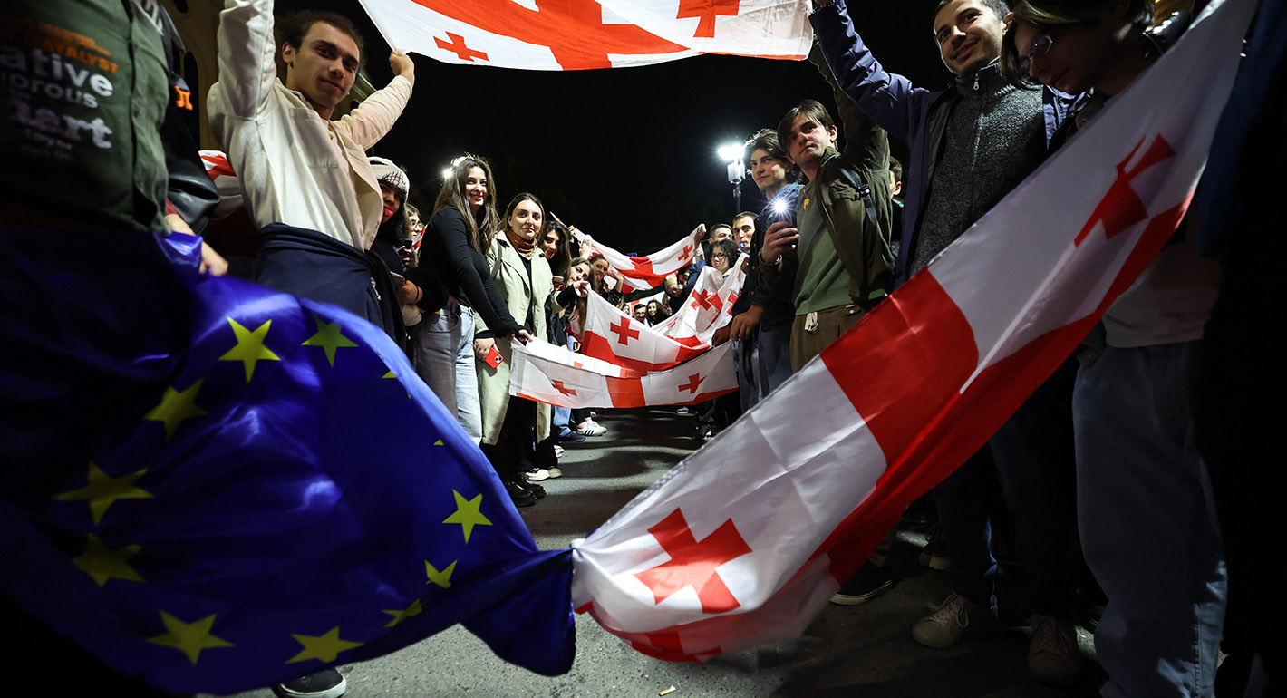 Protests in Georgia against foreign agent law, 2024