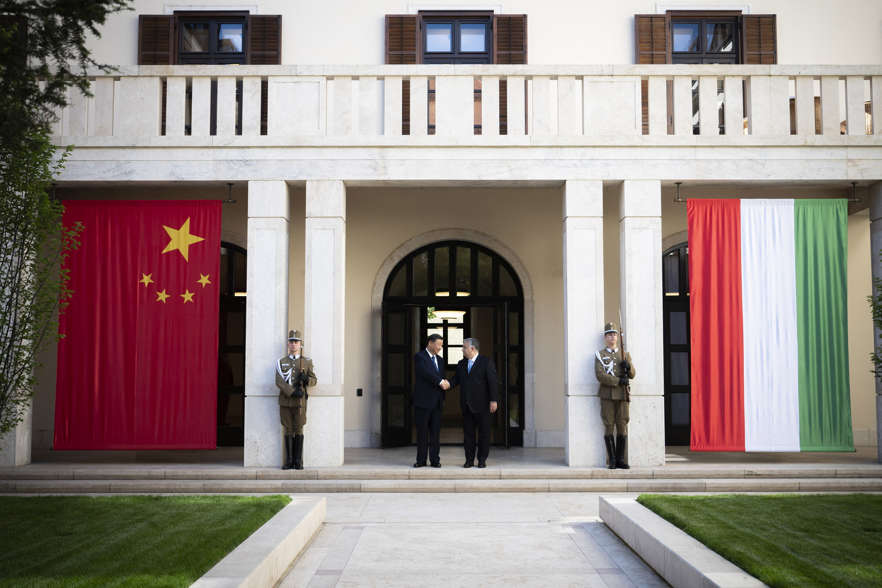 China's president Xi Jinping during his visit to Hungary, May 2024