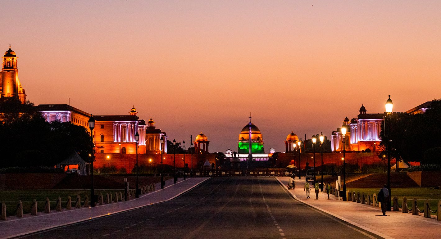 Rajpath, officially named Kartavya Path, and formerly known as Kingsway, is a ceremonial boulevard in New Delhi, India