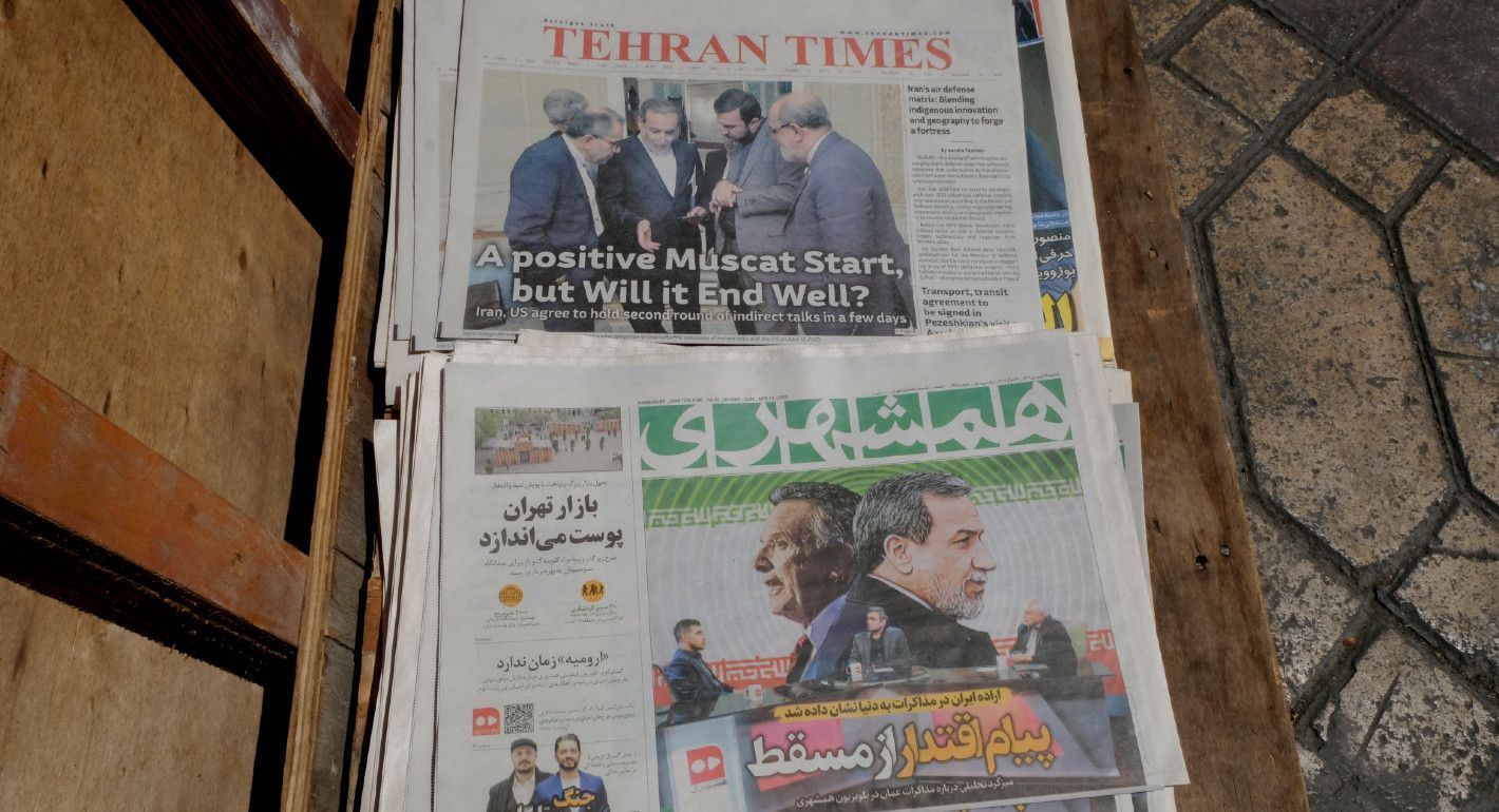 front pages of newspapers